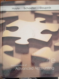 FUndamental Of Advanced Accounting